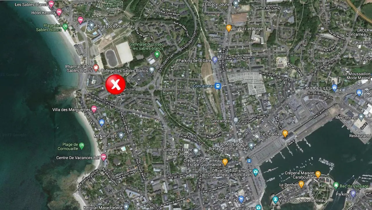 Appartement A 100M De La Plage Et Thalasso Concarneau 0*,